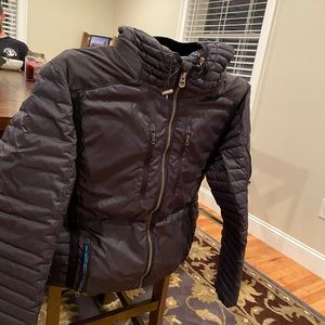 Like New Men’s Winter Puffer Spyfire Kuhl Jacket with hoody black